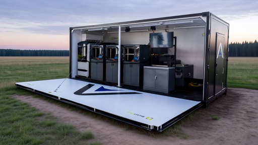 3D printing shelter rendering
