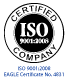 ISO 9001:2008 EAGLE Certificate No. 4831